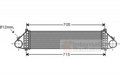 VAN WEZEL 59004164 -  Интеркулер